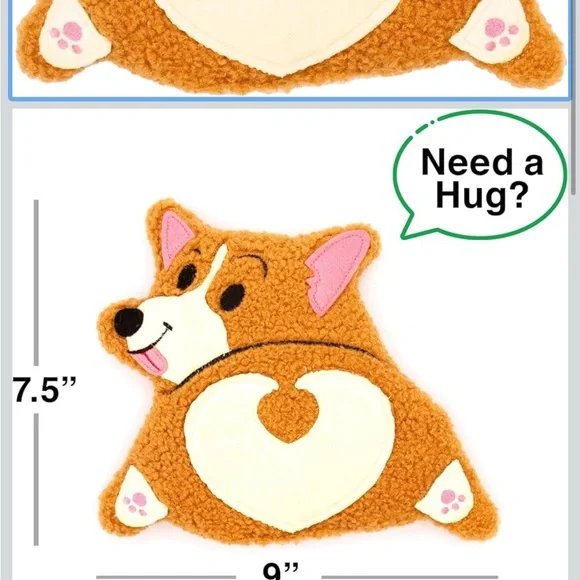 NEW Heatable Huggable corgi butt, warmie - Picture 3 of 3